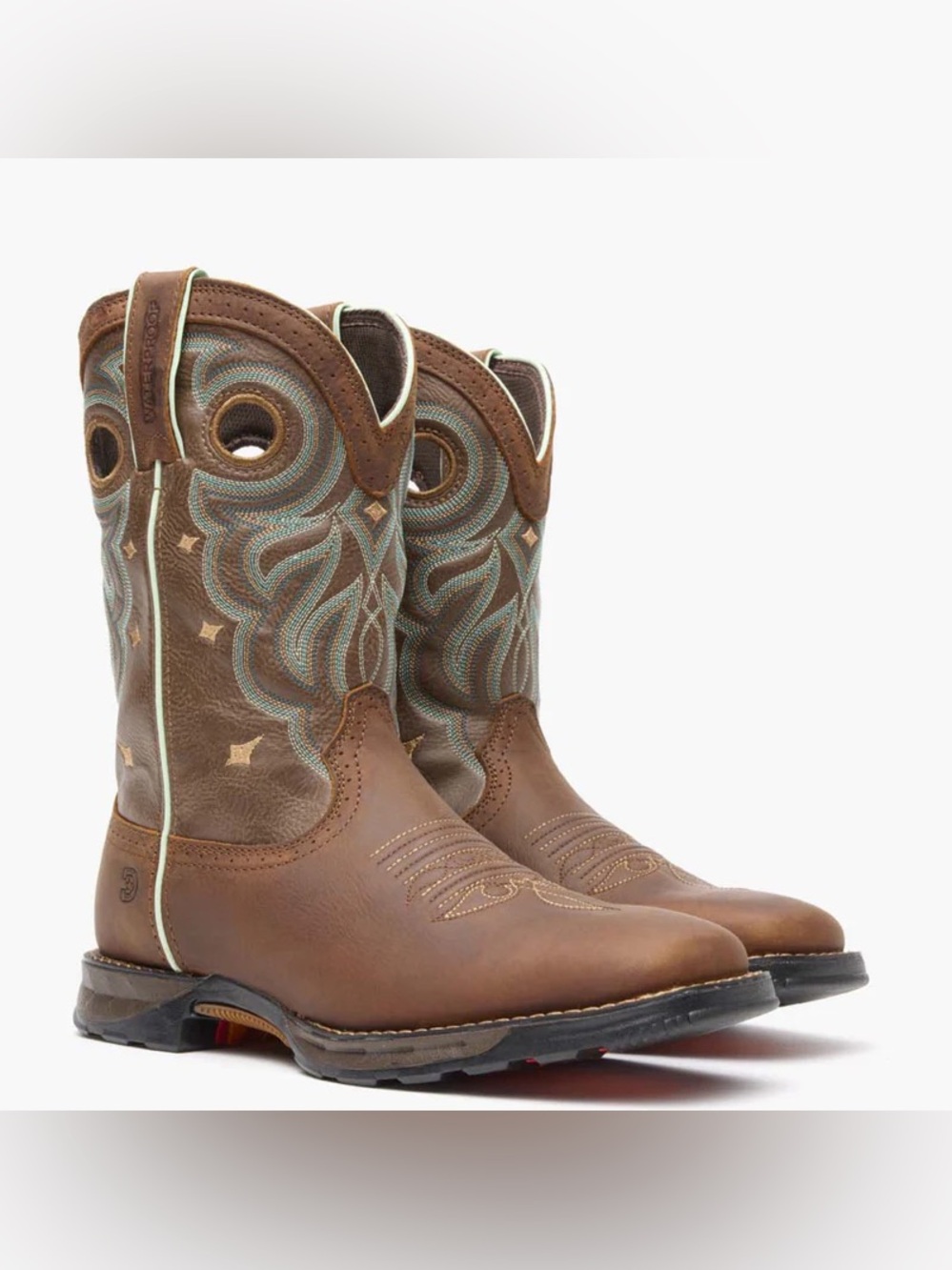 Durango Maverick Women’s 9.5 M waterproof western CowBoy work boots brown